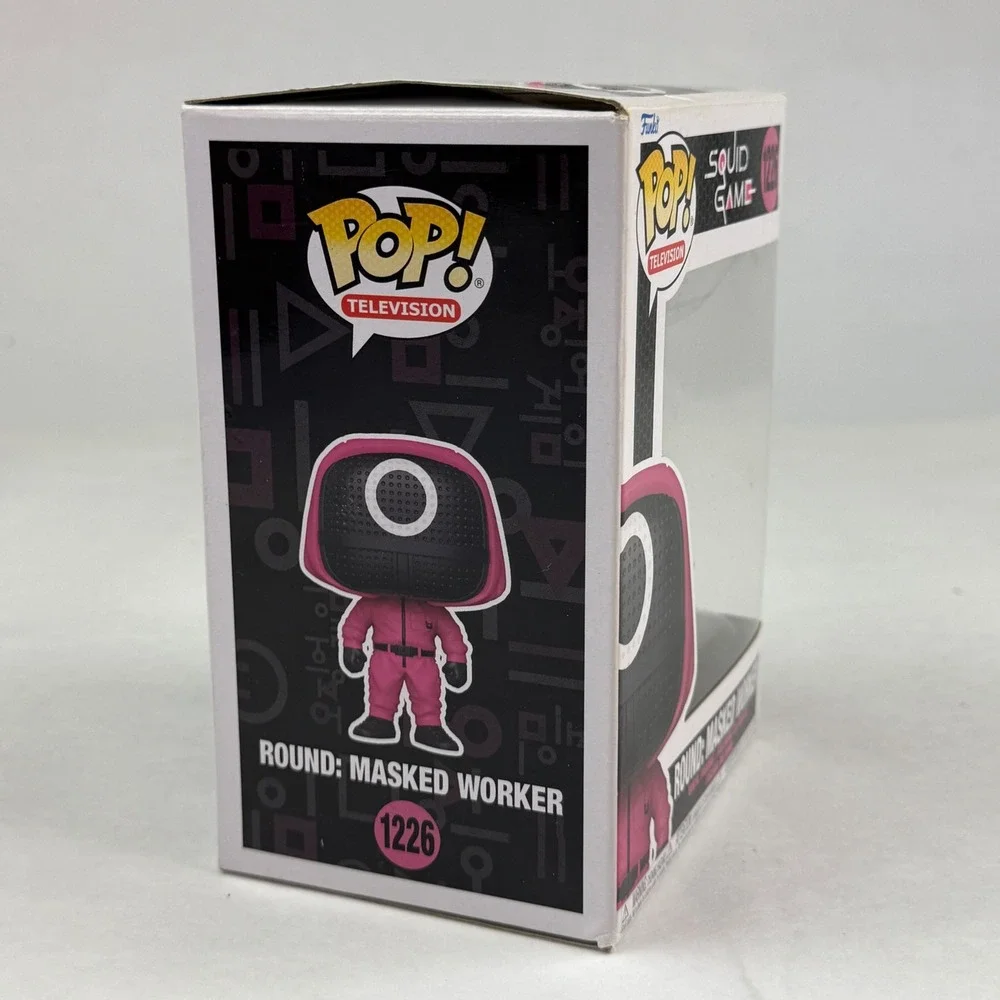 Funko Pop Squid Game Round Masked Worker 1226 Vinyl Figure‎ Netflix Mens Womens